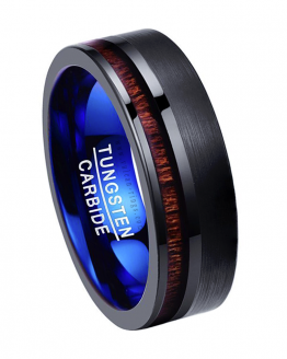 katla anneau carbure de tungstene collection blue vulcan-rings