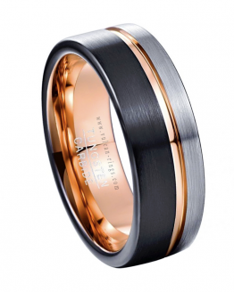 vesuvio anneau carbure de tungstene collection gold vulcan-rings