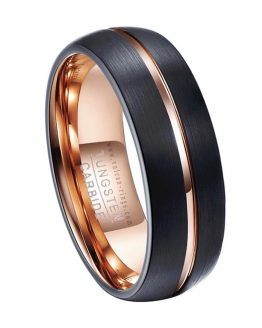 zao anneau carbure de tungstene collection gold vulcan-rings